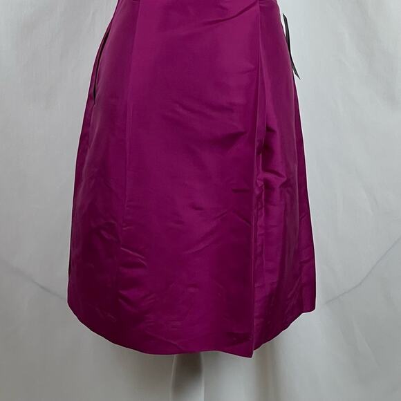 Ann Taylor Women’s Pink Pure Silk Event Party Quiet Luxury Dress NWT Size 6 - Picture 7 of 14